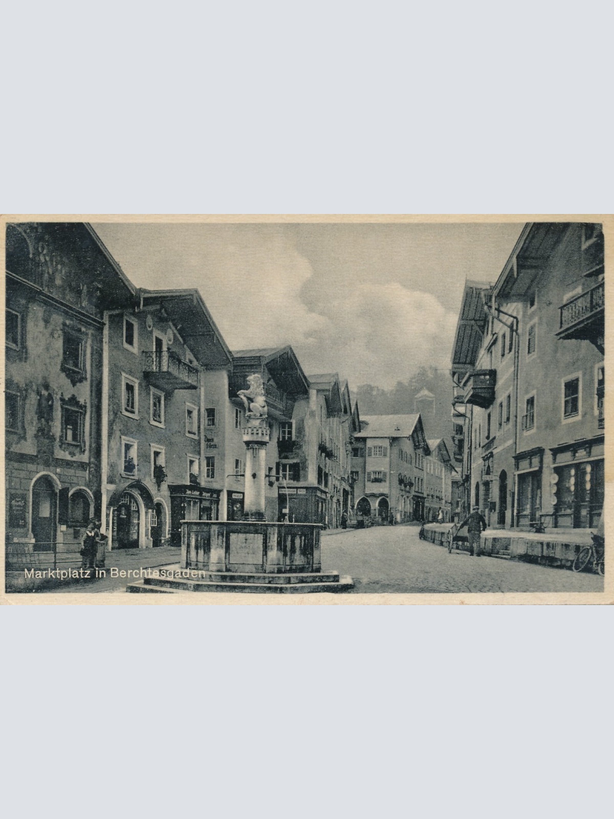 AK aus Berchtesgaden Bayern Ansichtskarte (9093)