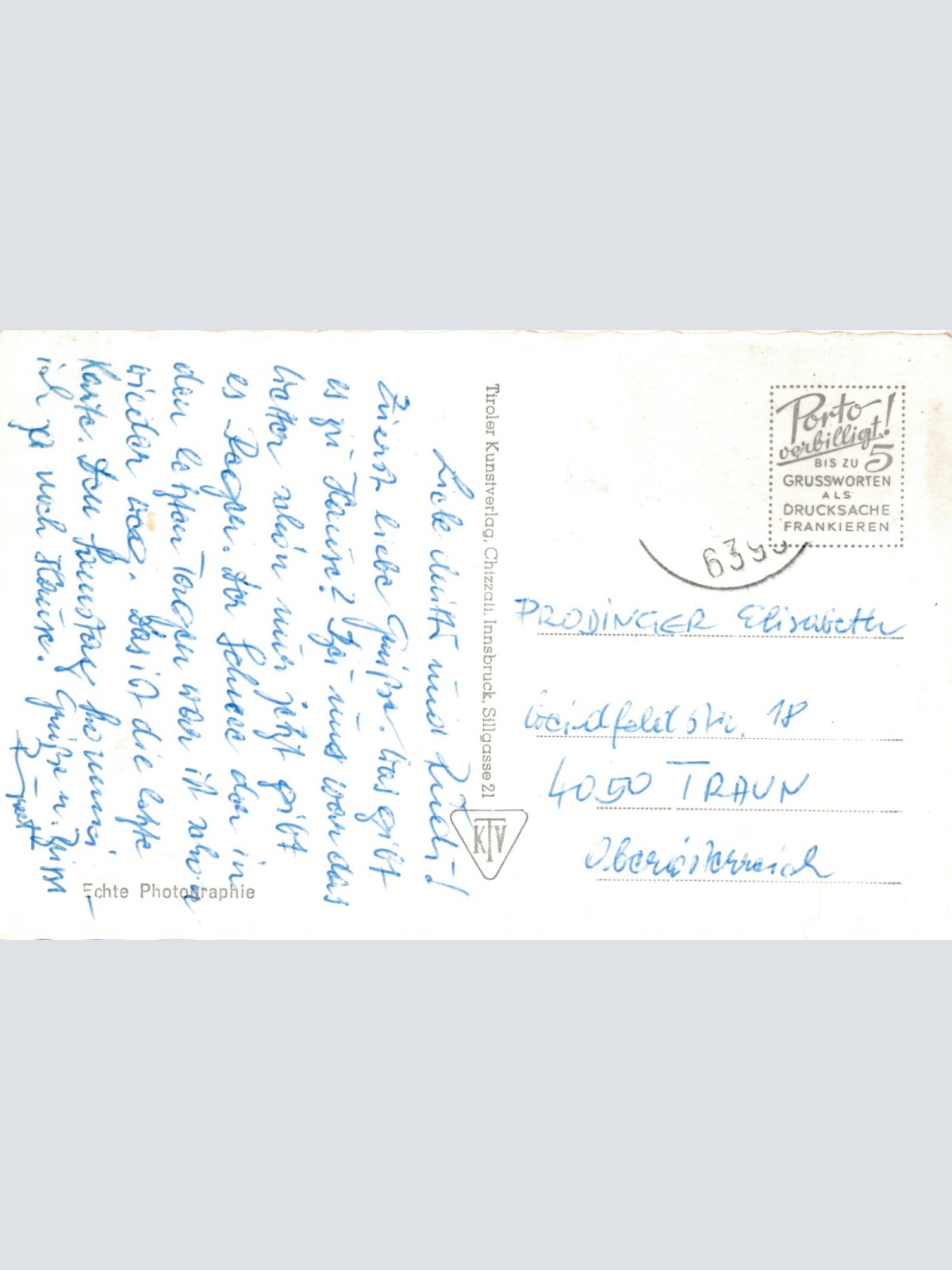 AK aus Hochfilzen im Winter Tirol Ansichtskarte (9382)