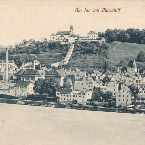 AK aus Passau am Inn mit Mariahilf Bayern Ansichtskarte (9097)