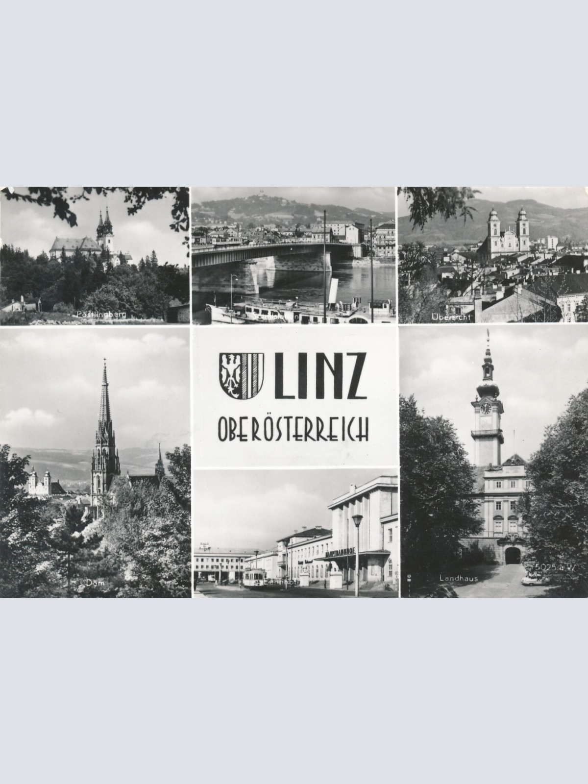 AK aus Linz an der Donau Mehrbildkarte Oberösterr. Ansichtskarte (8988)