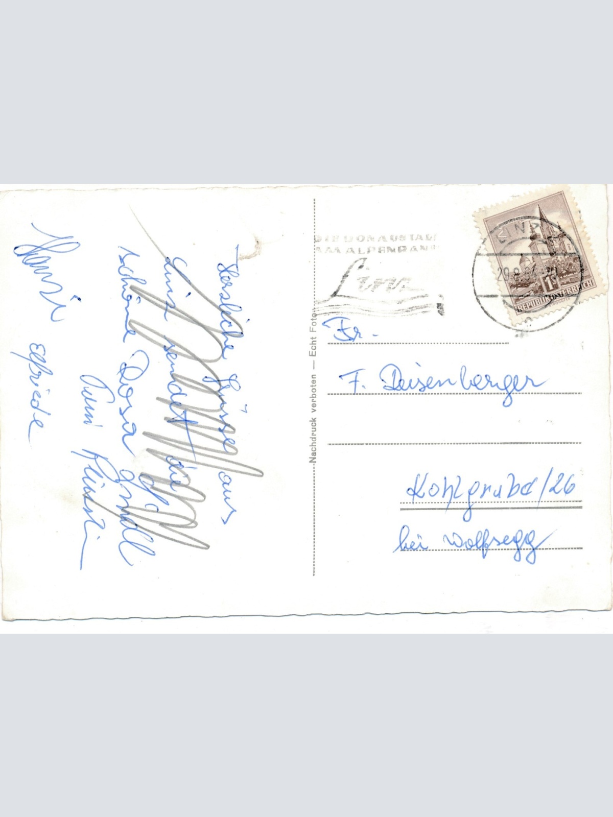 AK aus Linz an der Donau Mehrbildkarte Oberösterr. Ansichtskarte (8988)