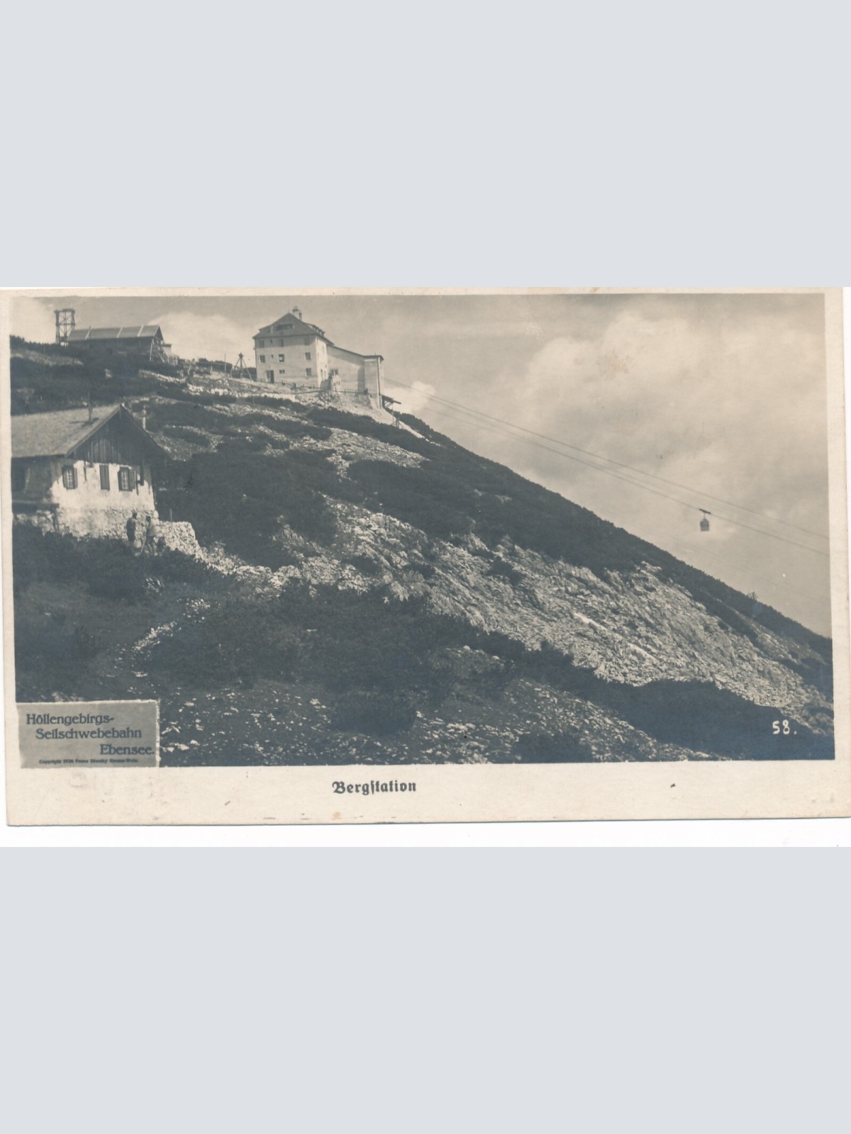 AK aus Ebensee mit Bergstation Oberösterreich Ansichtskarte (9450)