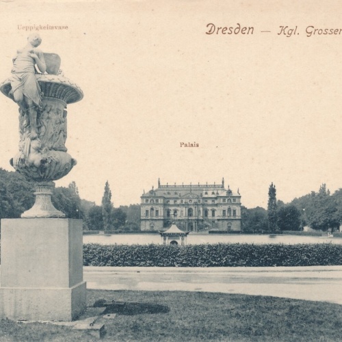 AK aus Dresden KGL. Großer Garten Sachsen Ansichtskarte (9404)