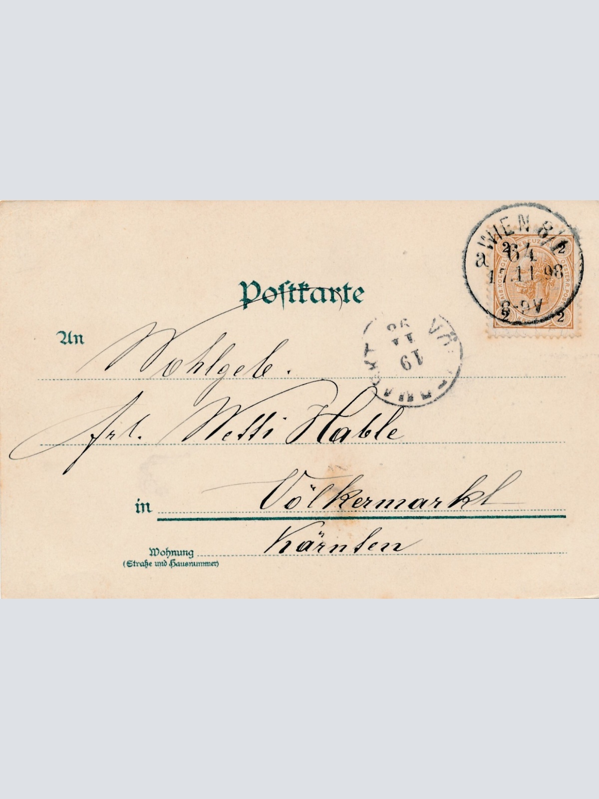 Litho - Karte gruss aus Wien die macht zur See Ansichtskarte (9426)