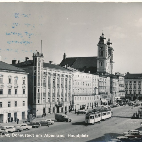 AK aus Linz an der Donau Hauptplatz Oberösterr. Ansichtskarte (8989)