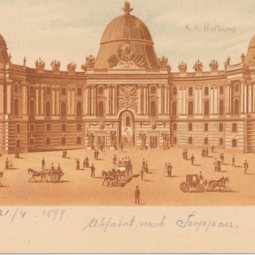AK aus Wien K.K. Hofburg Ansichtskarte (9428)
