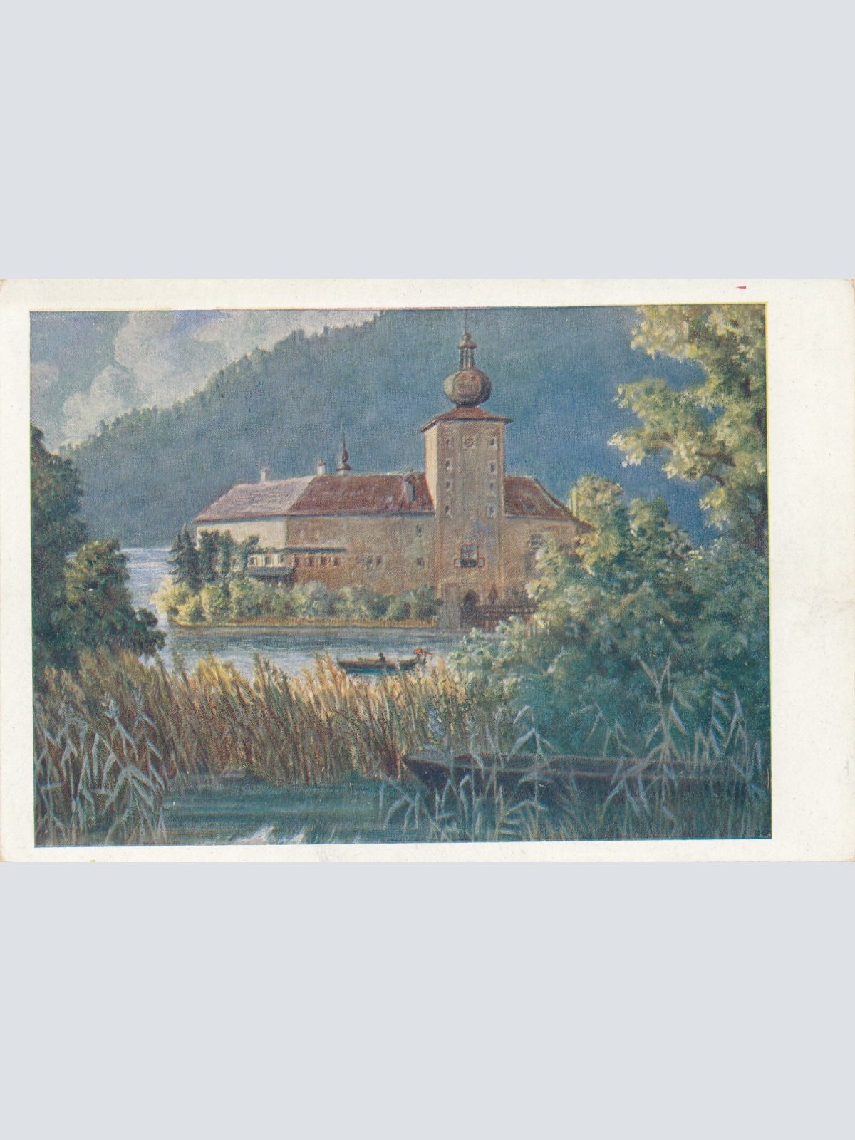 AK aus Gmunden Schloß Ort Oberösterreich Ansichtskarte (9453)