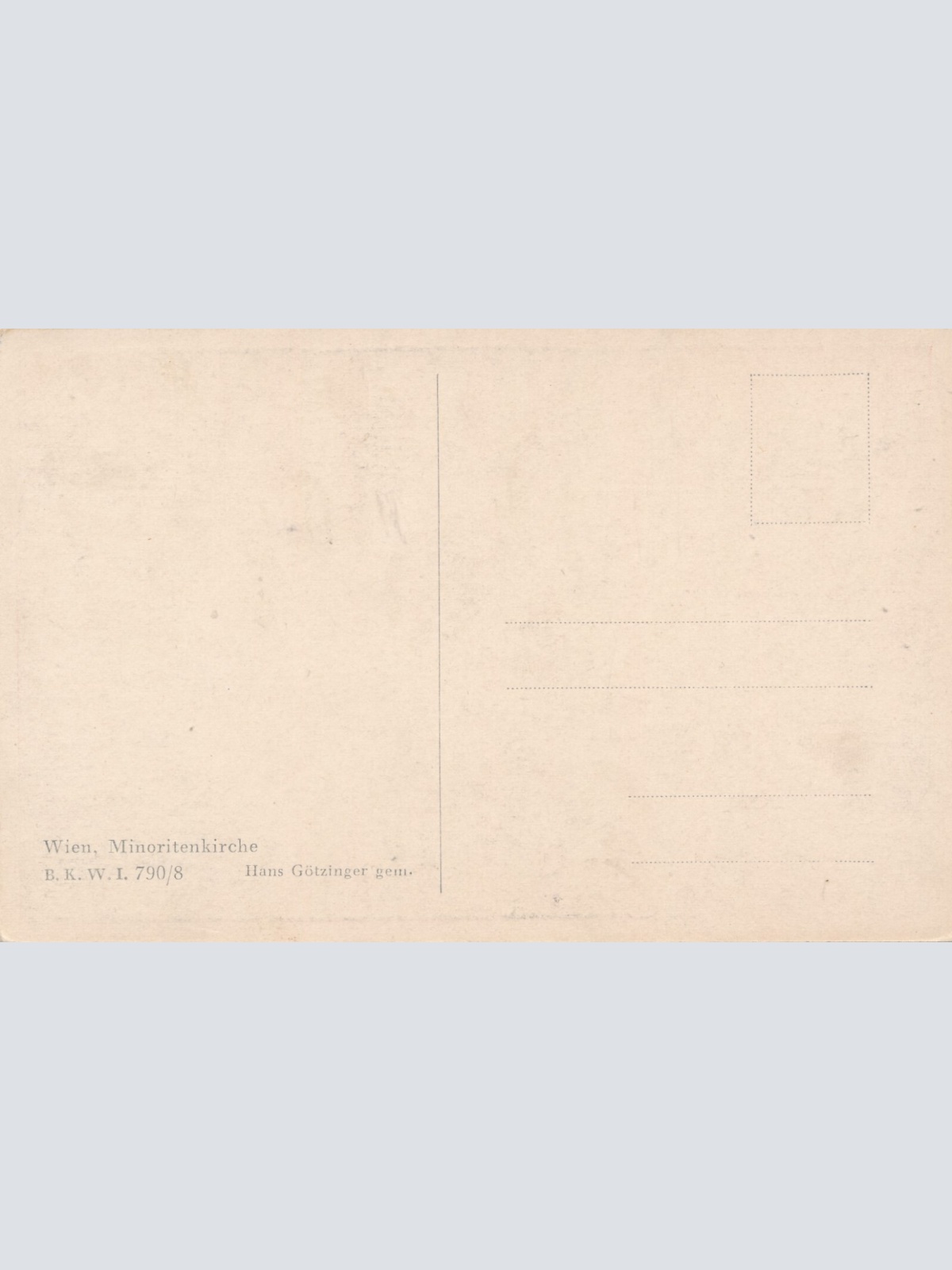 AK, Wien, Minoritenkirche (S2364)