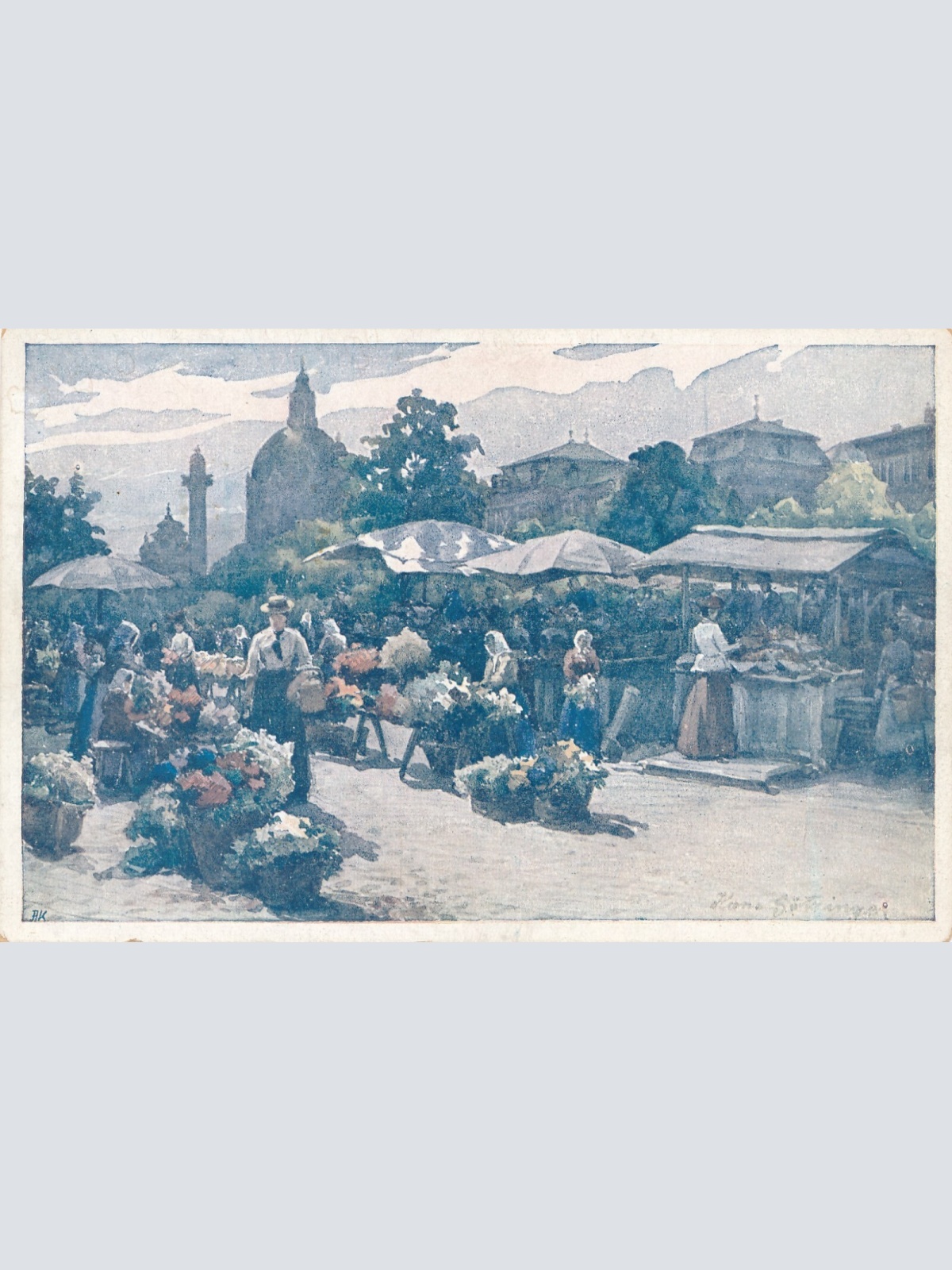 AK, Wien, Naschmarkt (S2366)