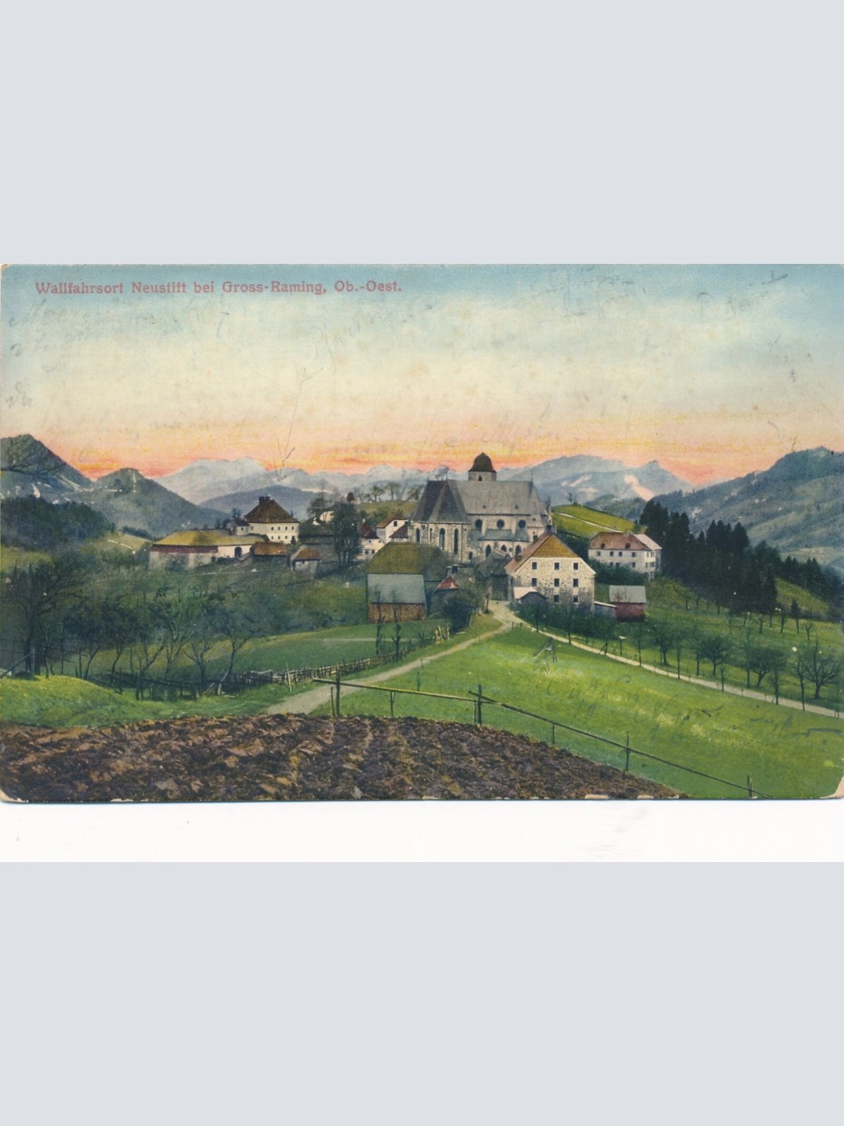 AK aus Neustfit bei Gross Raming Oberösterr. Ansichtskarte (9040)