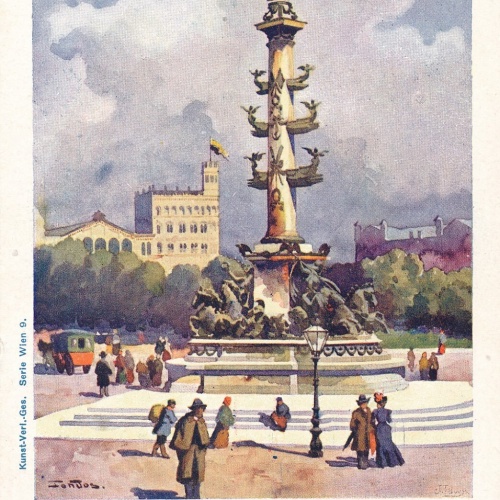 AK, Wien, Tegetthof-Monument (S2360)