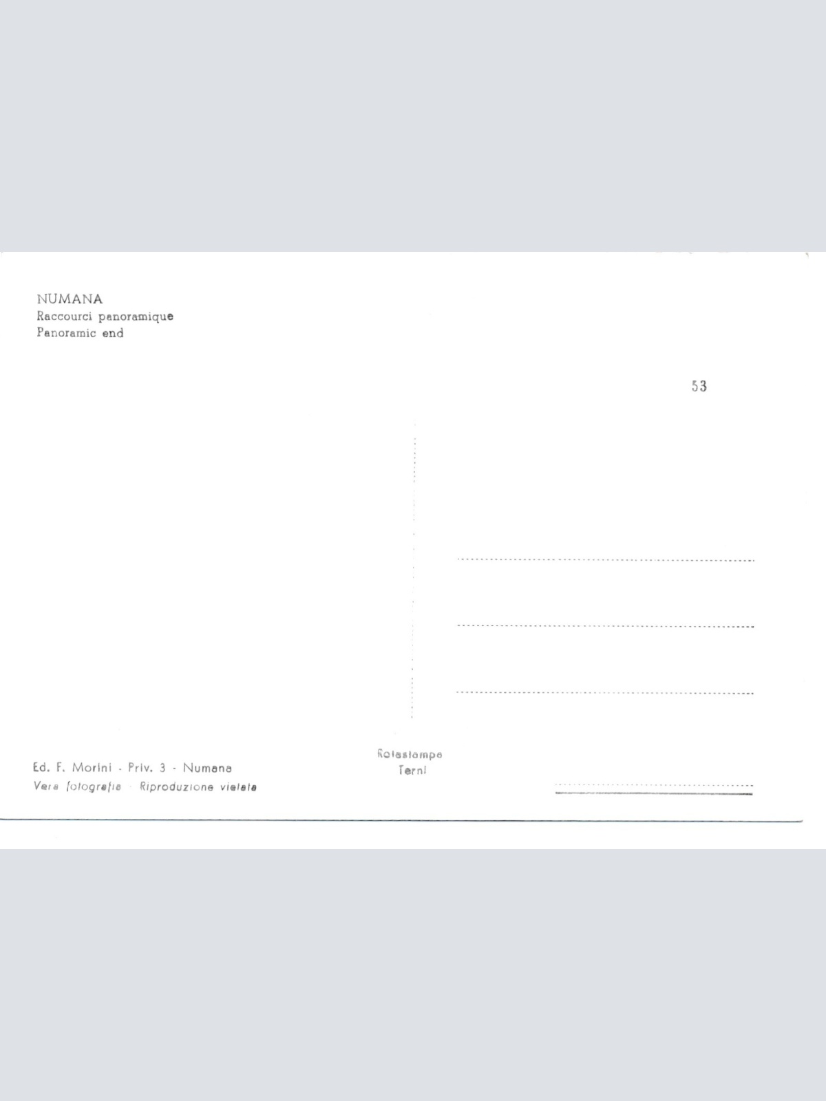 AK aus Mumana Seoreio panoramieo Italien Ansichtskarte (9528)