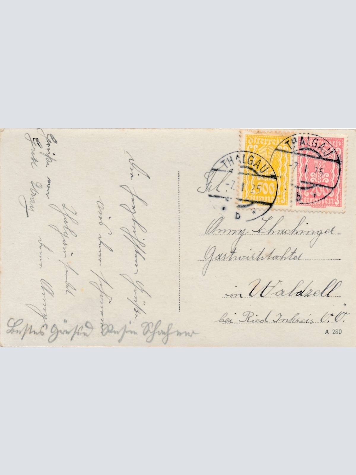 AK aus Thalgau Oberösterreich Ansichtskarte (9540)