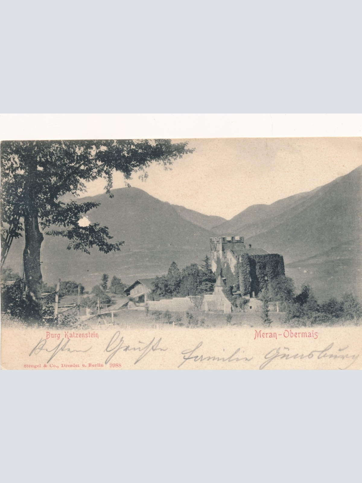 AK aus Meran - Obermais Italien Ansichtskarte (9515)