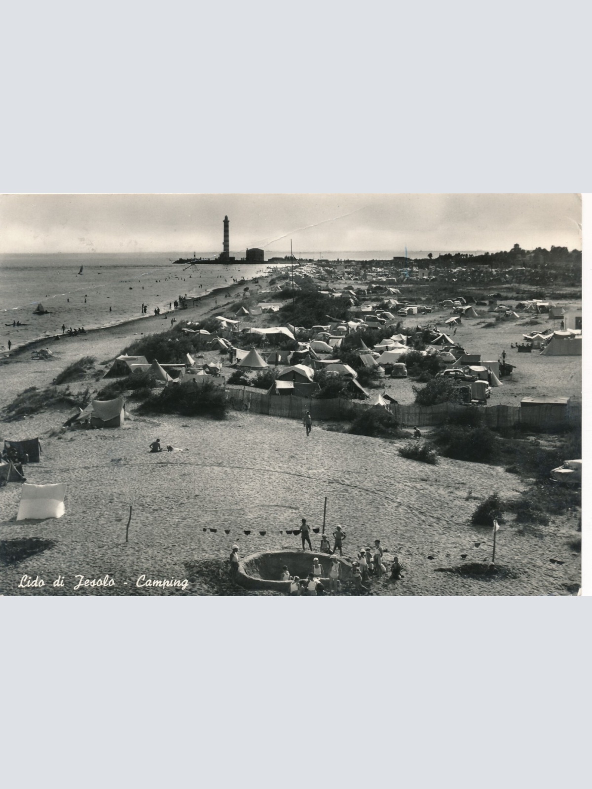 AK aus Lido di Jesolo Camping Italien Ansichtskarte (9518)