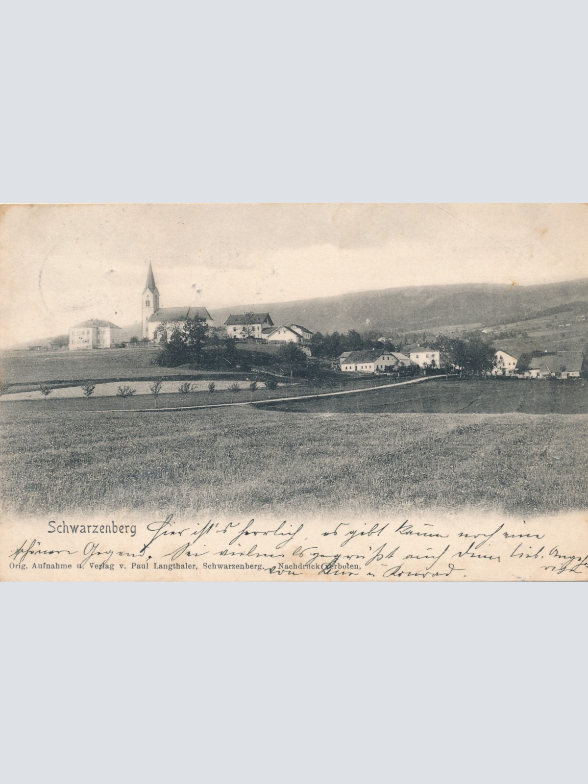 AK aus Schwarzenberg Oberösterreich (7767)
