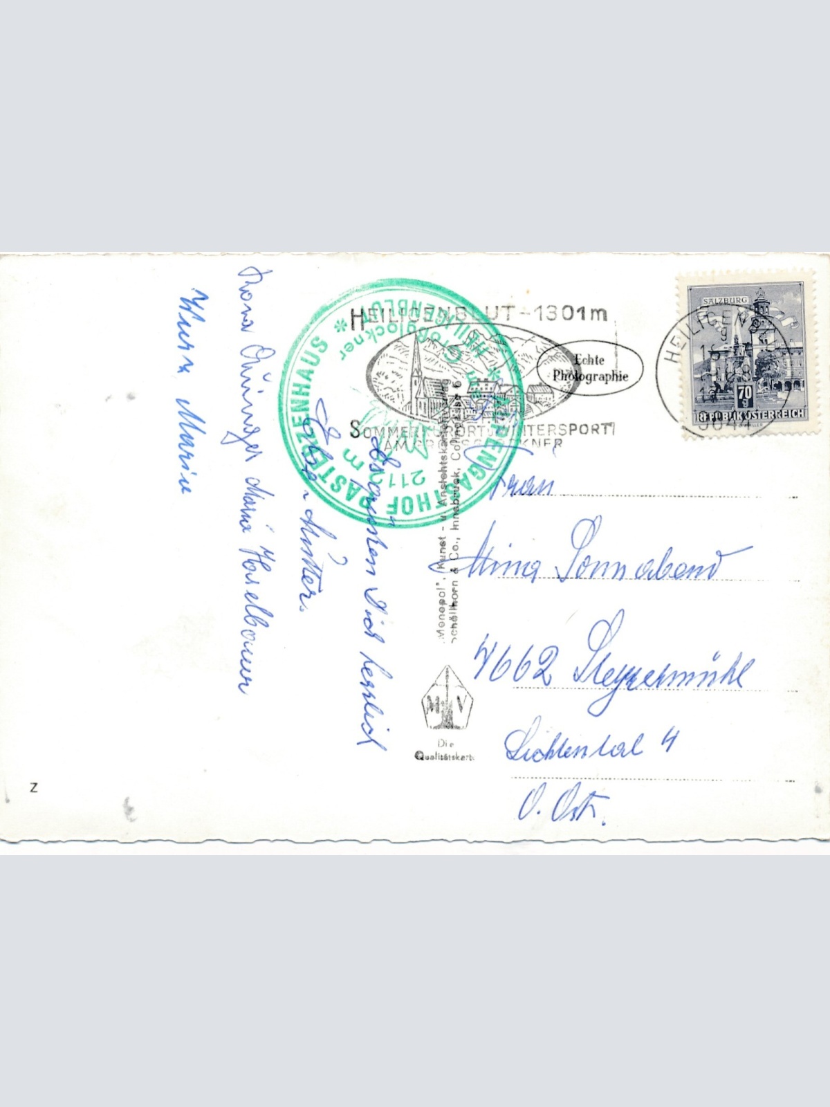 AK Alpengasthaus Panzerhaus Kärnten Ansichtskarte (9484)