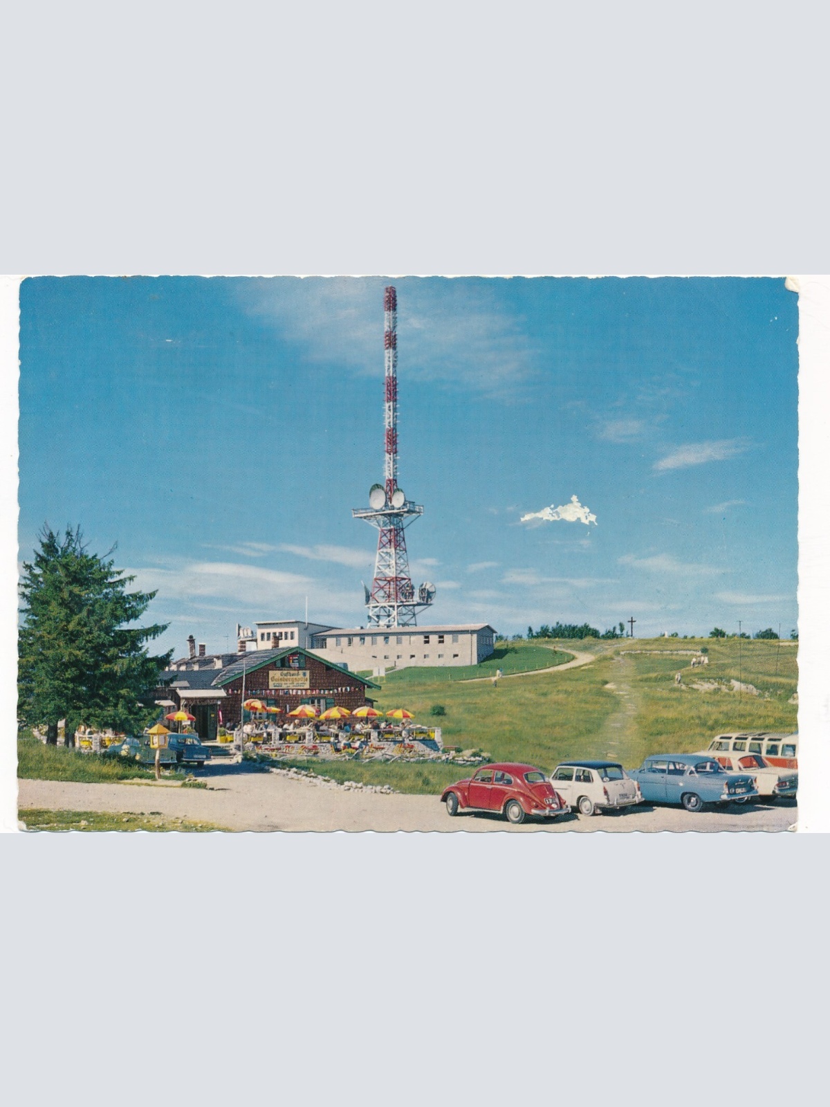 AK vom Gaisberg mit Ferseh Sender Salzburg Ansichtskarte (9471)