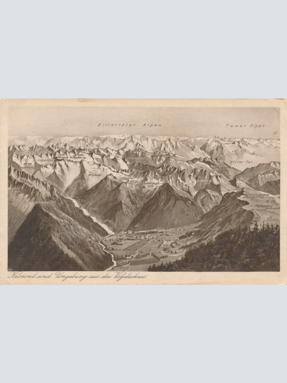 AK Krimml und Umgebung Salzburg Ansichtskarte (9456)