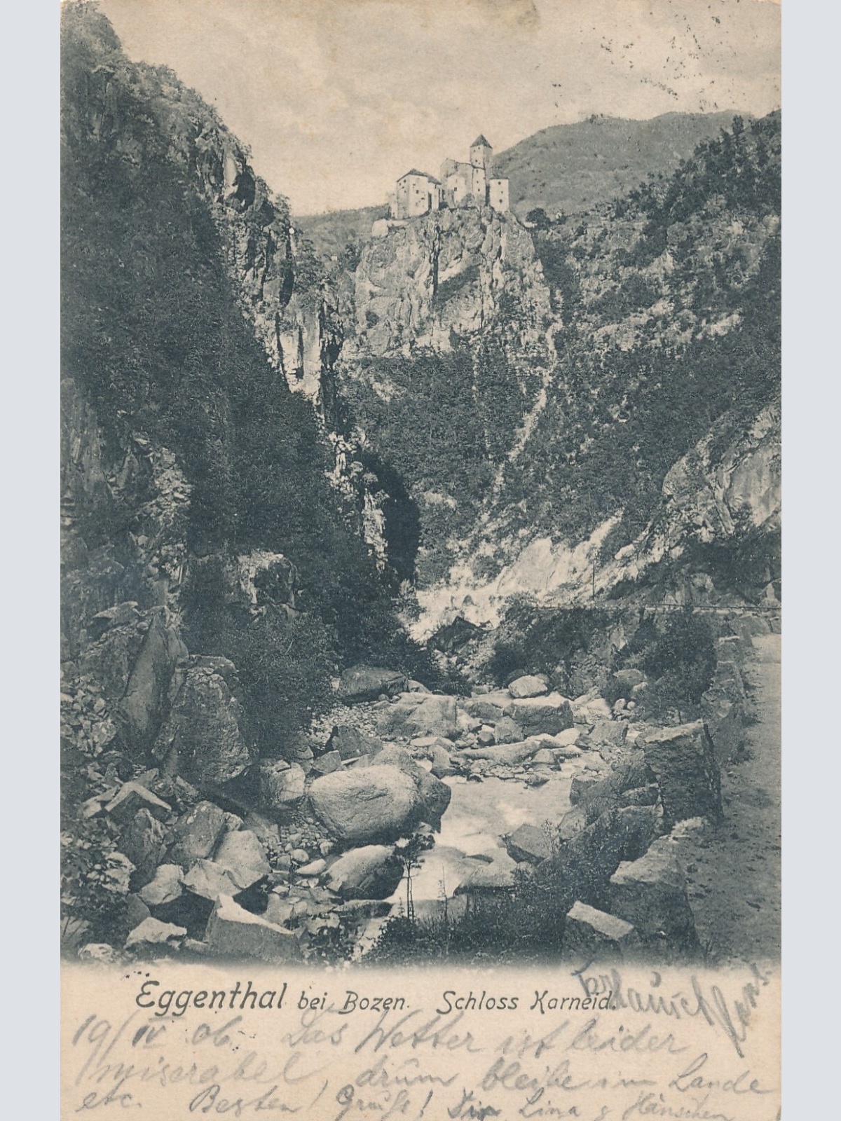 AK aus Eggenthal bei Bozen Italien Ansichtskarte (9509)