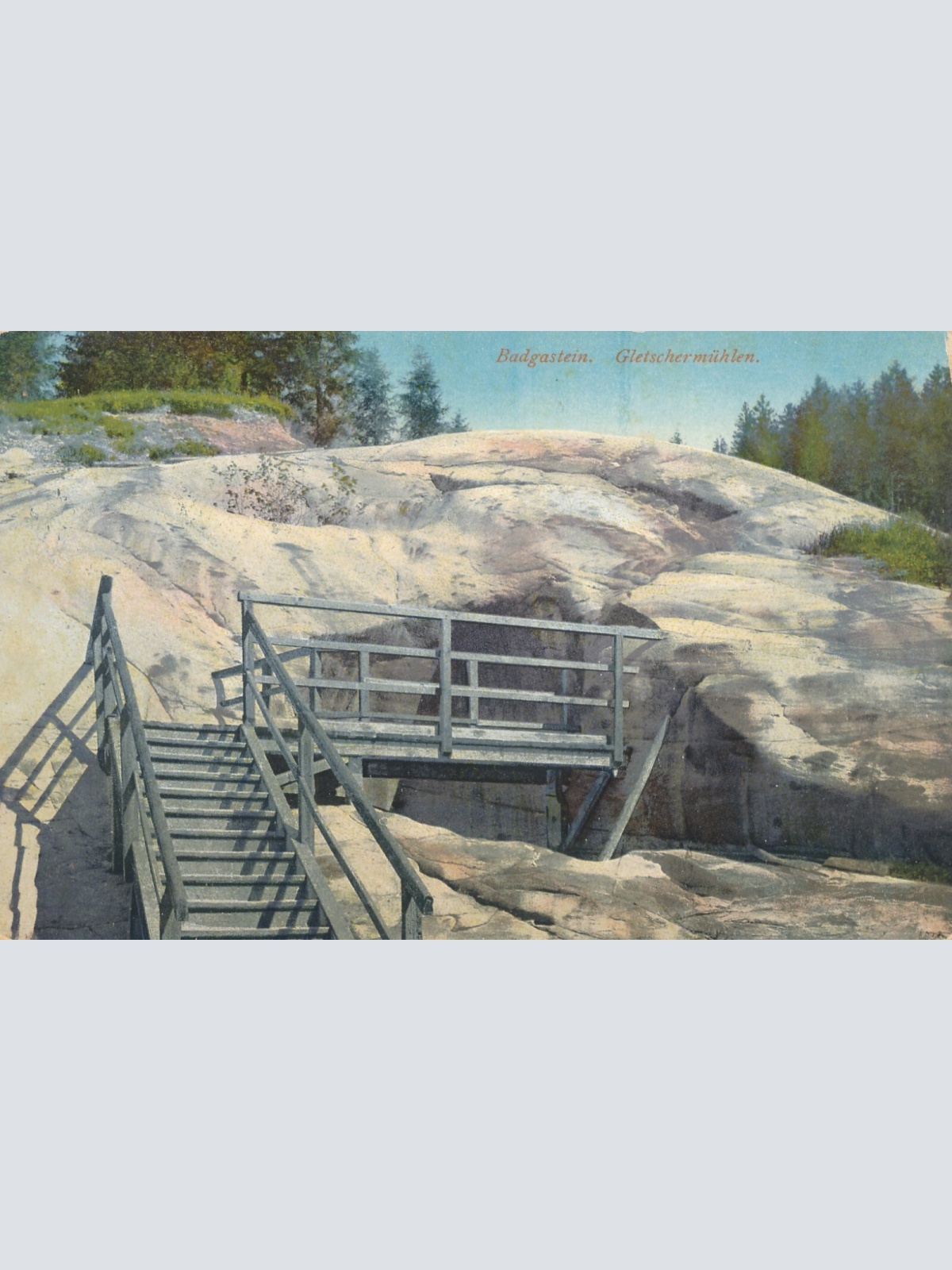 AK aus Bad Gastein mit Gletschermühlen Salzburg Ansichtskarte (9242)