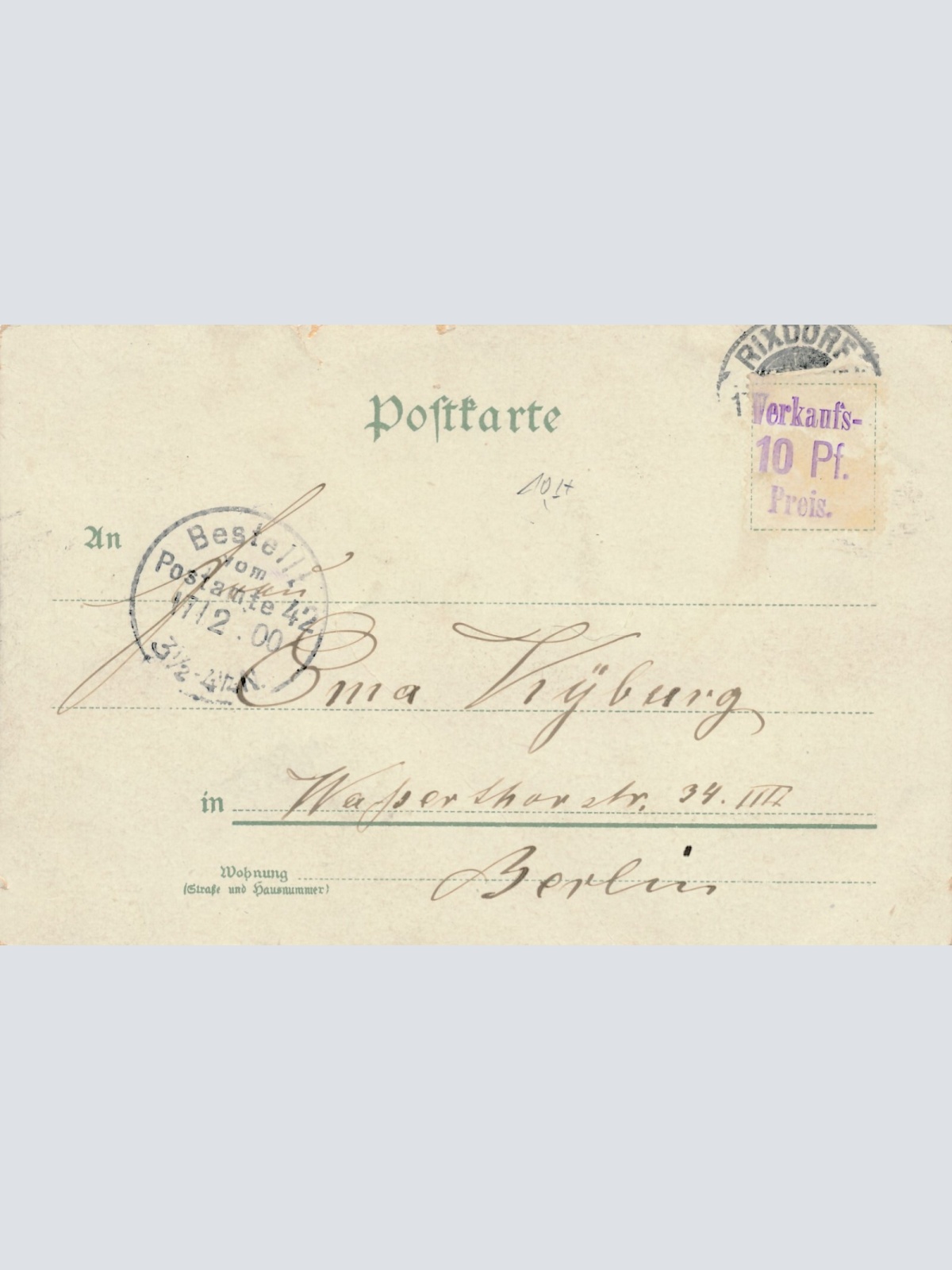 Litho - Karte gruss aus Berlin Alexander Platz Ansichtskarte (9355)