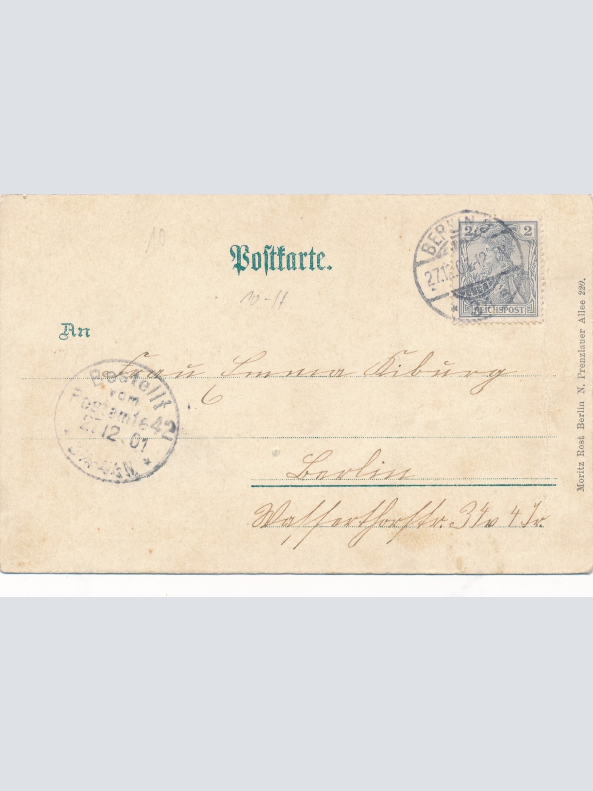 Litho - Karte gruss aus Berlin Ansichtskarte (9357)