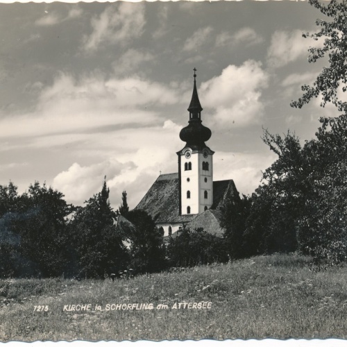 AK aus Schörfling mit Kirche Oberösterreich Ansichtskarte (9809)