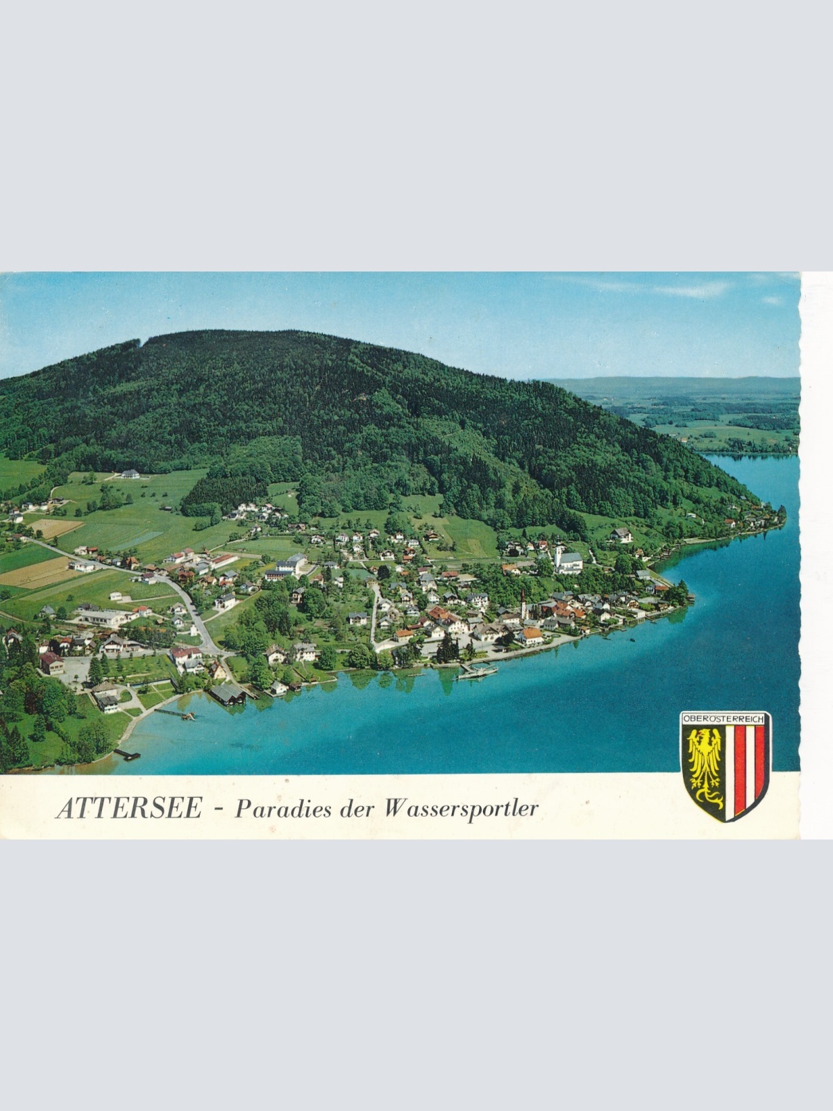 AK aus Attersee Oberösterreich Ansichtskarte (9812)