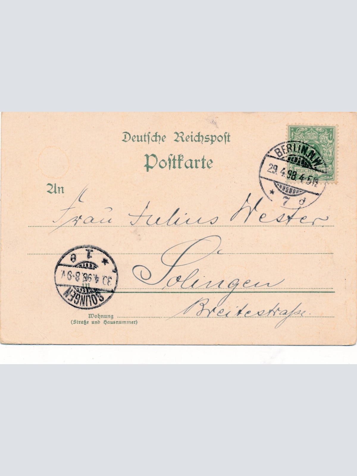 Litho - Karte gruss aus Berlin unter den Linden Ansichtskarte (9347)