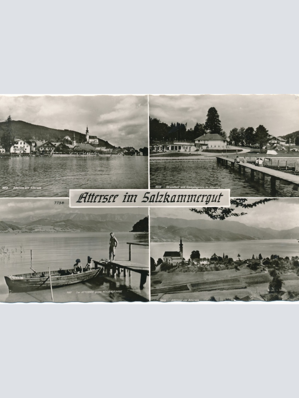 AK am Attersee Oberösterreich Ansichtskarte (9822)