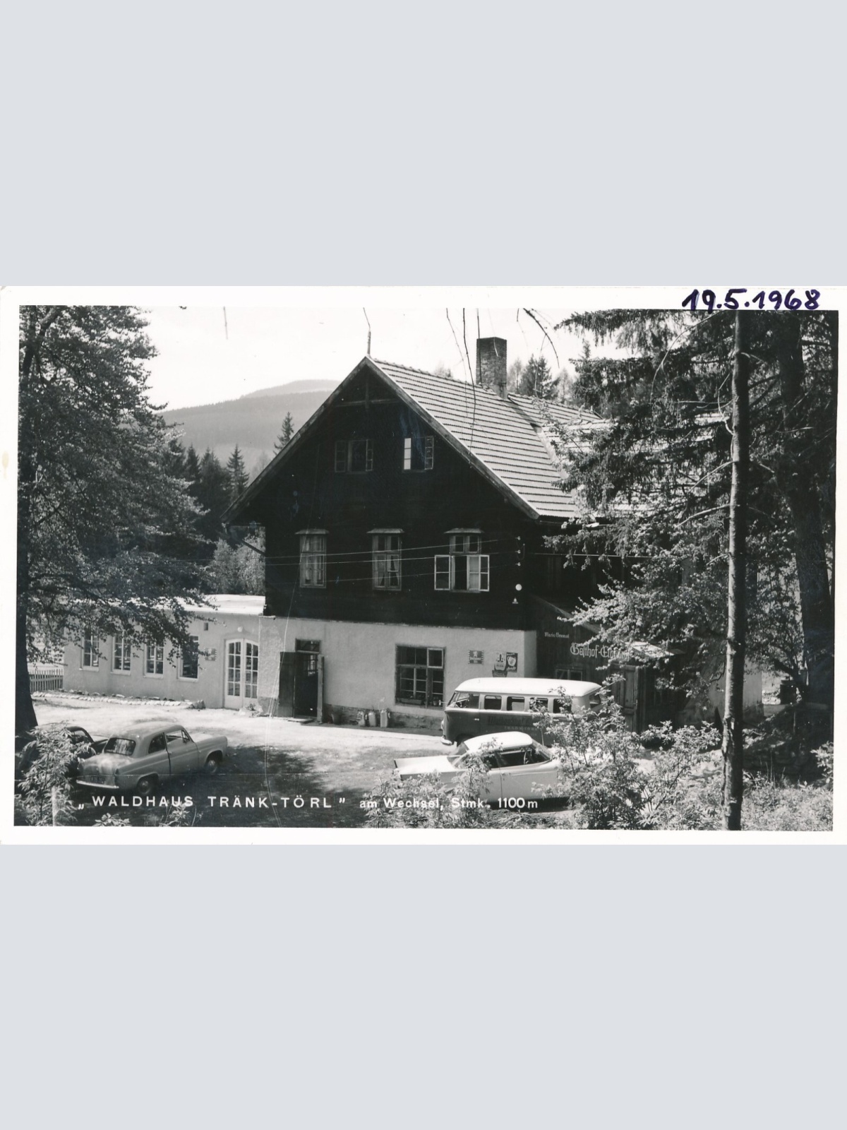 AK, Waldhaus Tränk-Törl am Wechsel, Steiermark (S2330)