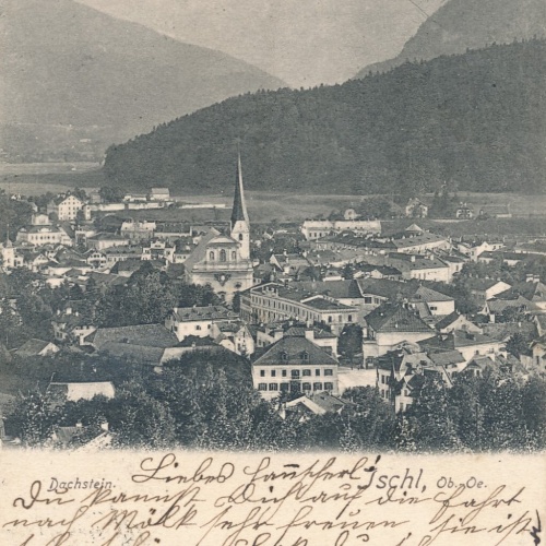 AK aus Bad Ischl mit Dachstein Oberösterreich Ansichtskarte (9276)