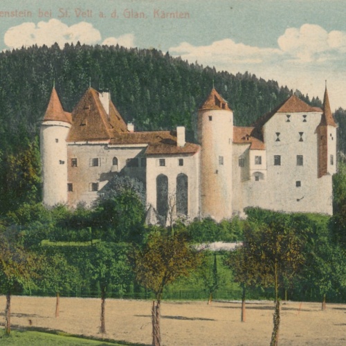 AK aus St. Veit mit Schloß Frauenstein Kärnten Ansichtskarte (9870)