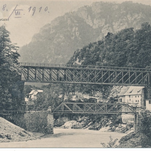 AK aus Weyer mit Ennsbrücke Oberösterreich Ansichtskarte (9273)