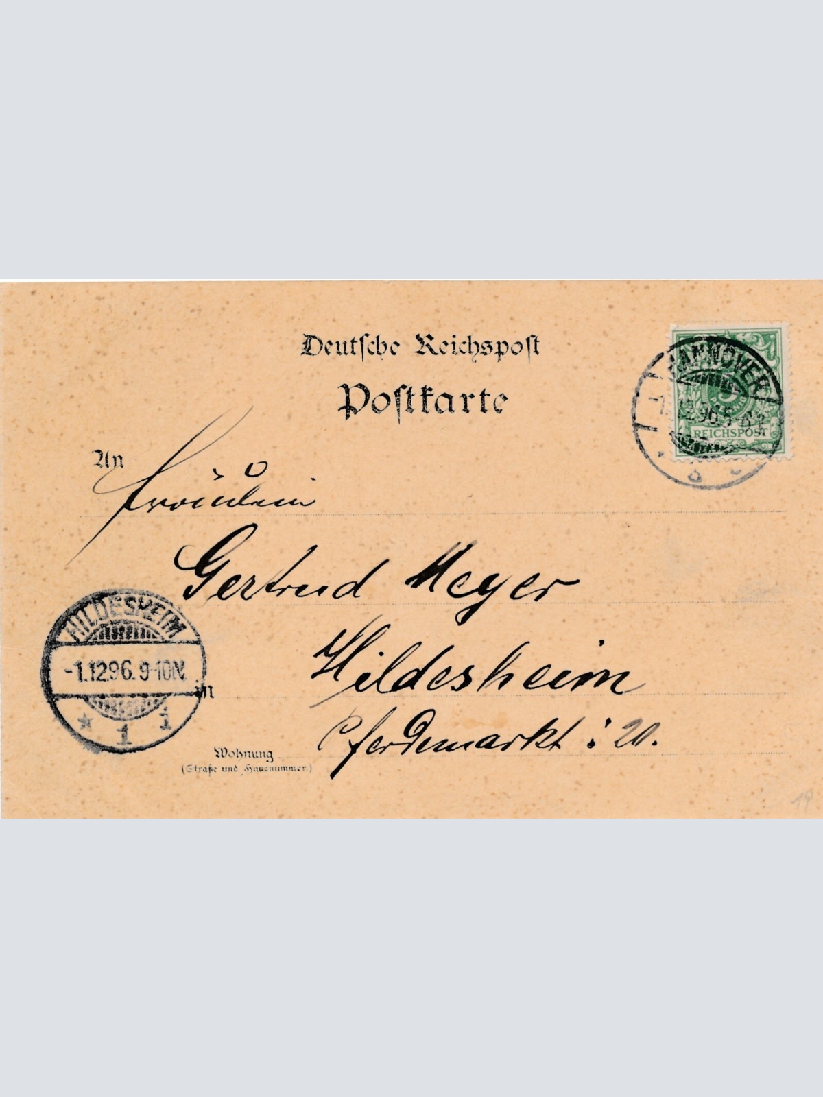 Litho - Karte gruss aus Hannover Niedersachsen Ansichtskarte (9264)