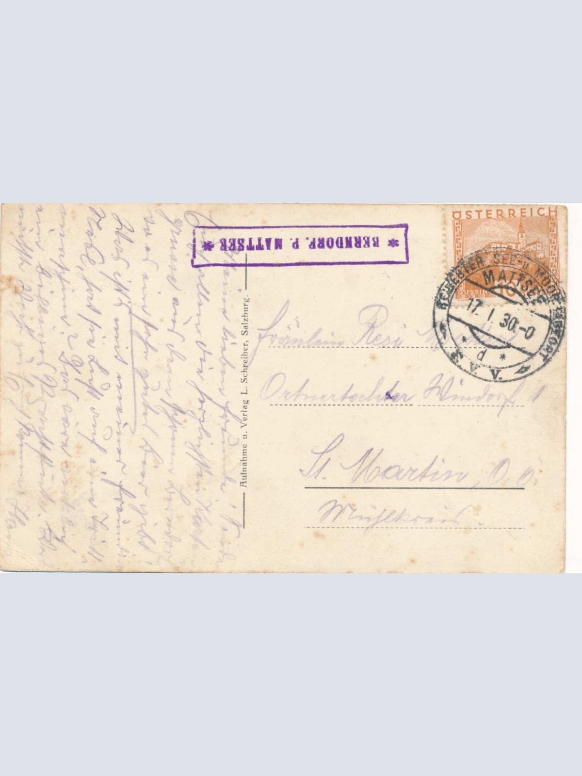 AK aus Berndorf Salzburg Ansichtskarte (9267)