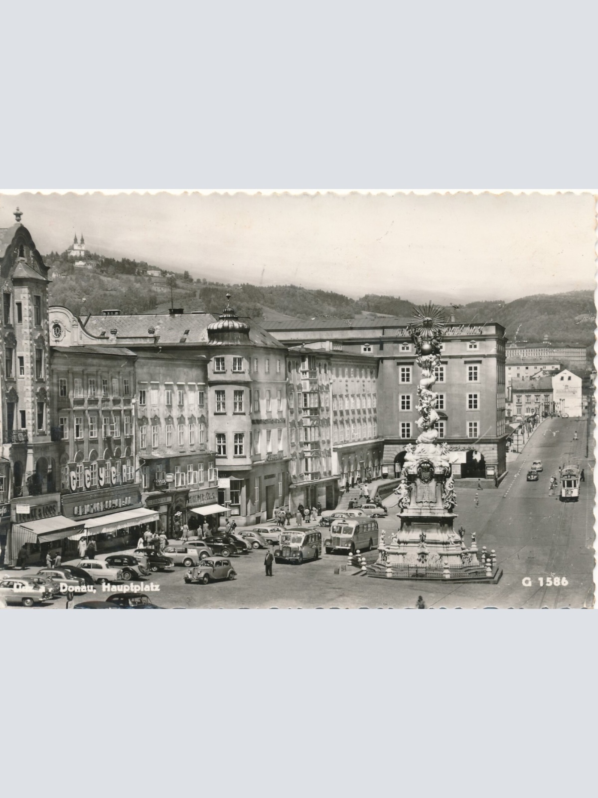 AK aus Linz Hauptplatz Oberösterreich Ansichtskarte (9858)