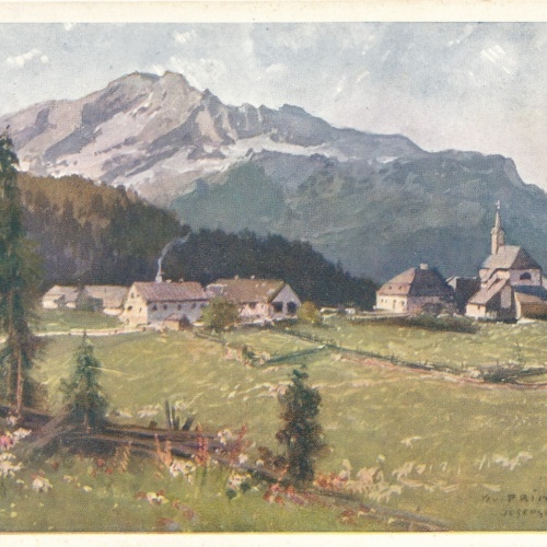 AK mit Josefsberg und dem Oetscher Niederösterreich Ansichtskarte (9270)