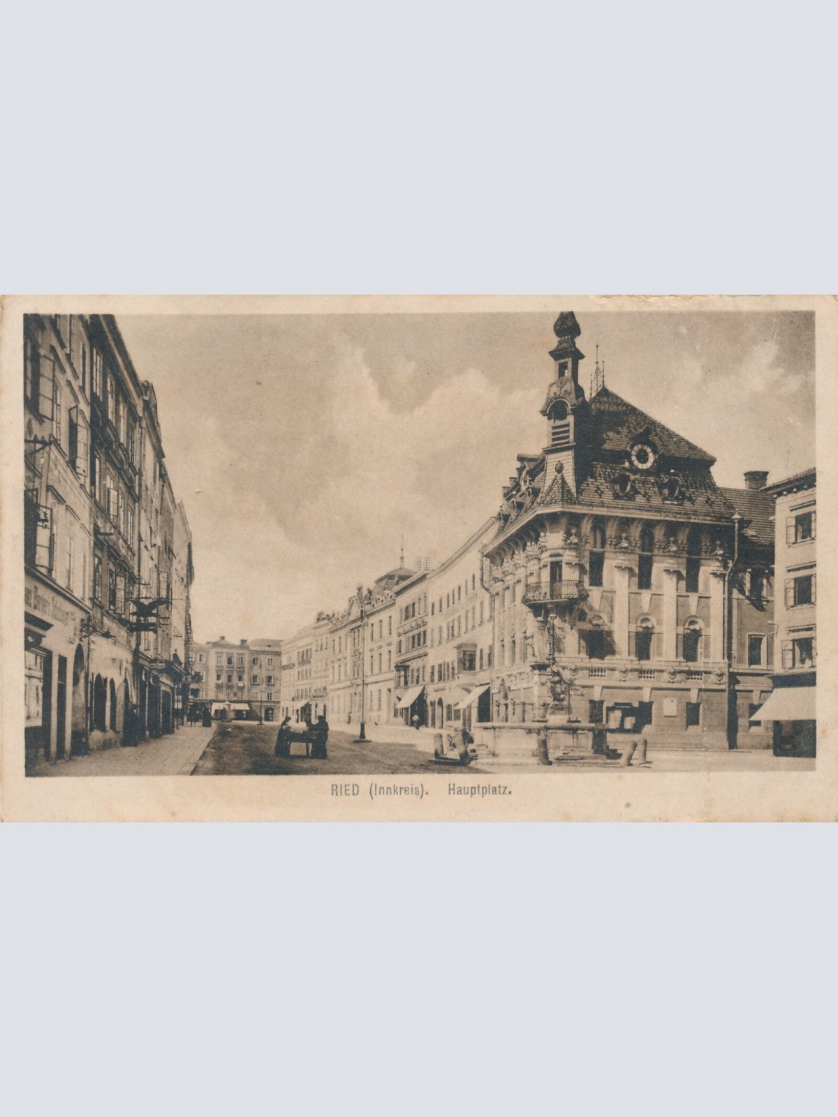 AK aus Ried im Innkreis Hauptplatz Oberösterreich Ansichtskarte (9301)