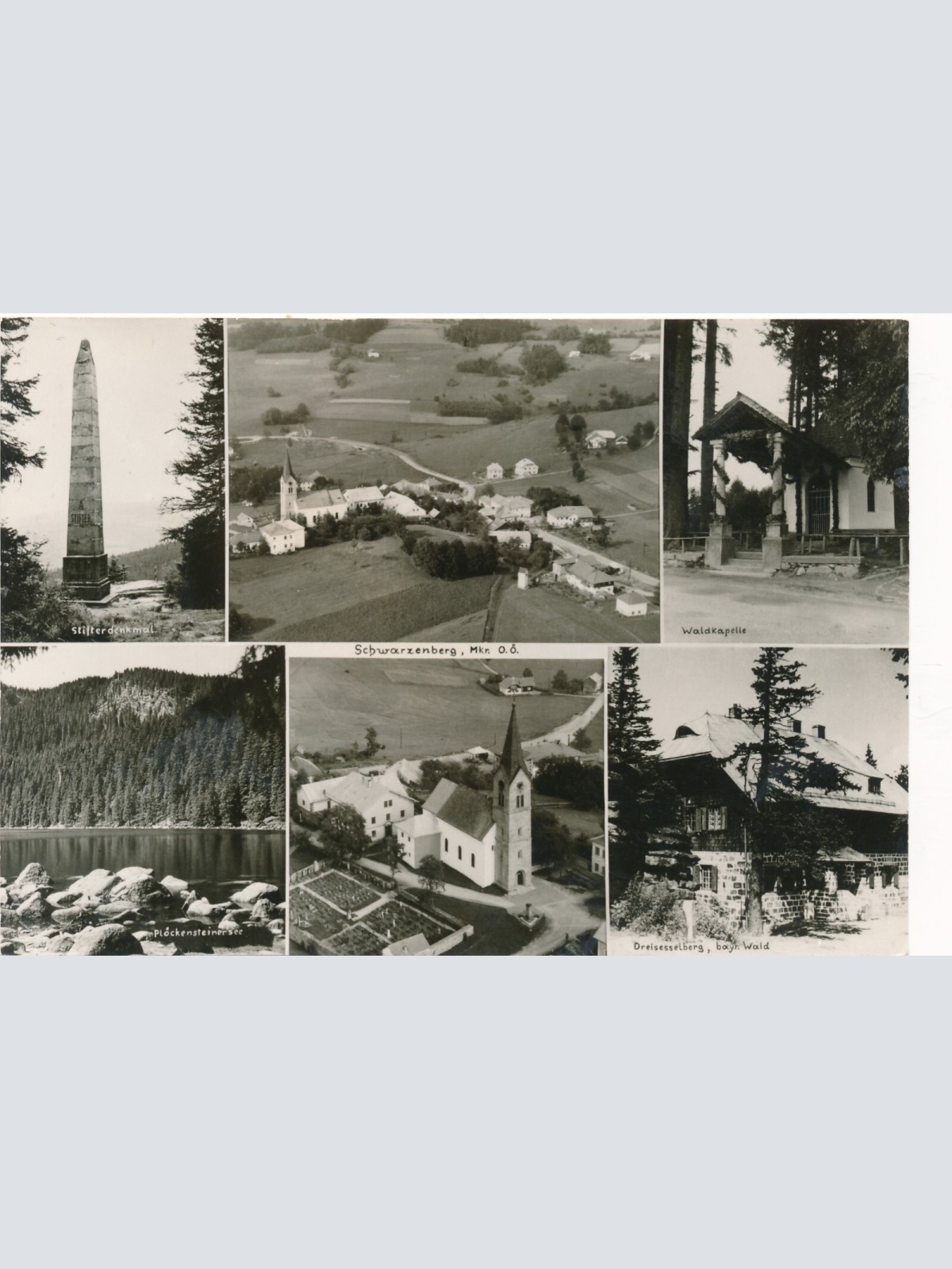 AK aus Schwarzenberg Mehrbildkarte Oberösterreich Ansichtskarte (9303)