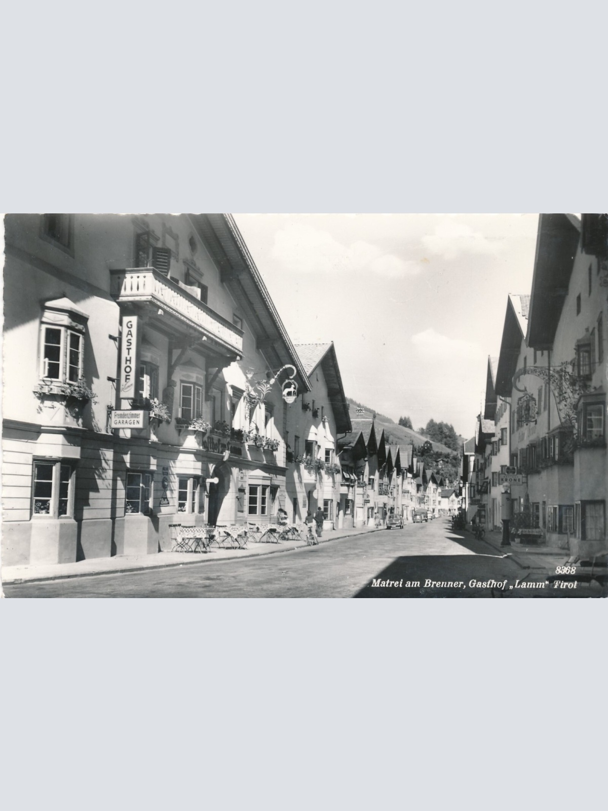 AK aus Matrei am Brenner mit Gasthof Lamm Tirol Ansichtskarte (9308)