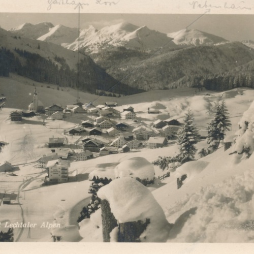 AK aus Berwang Lechtaler Alpen Winterbild Tirol Ansichtskarte (9720)