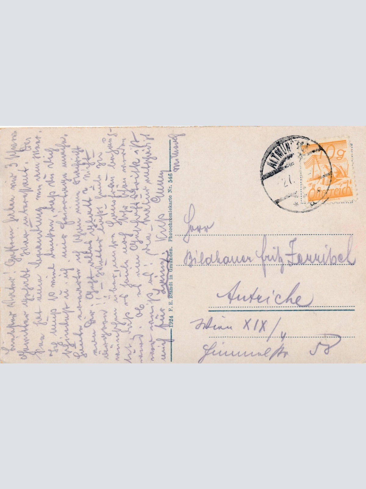 AK aus Altmünster Oberösterreich Ansichtskarte (9730)