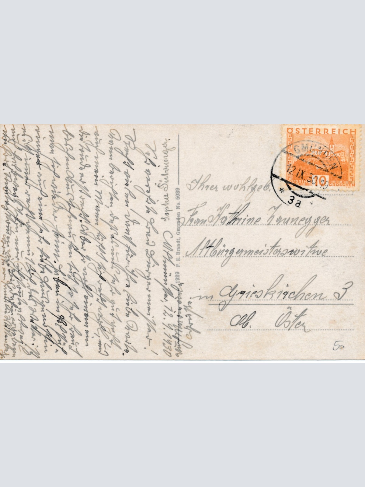 AK aus Altmünster Oberösterreich Ansichtskarte (9733)