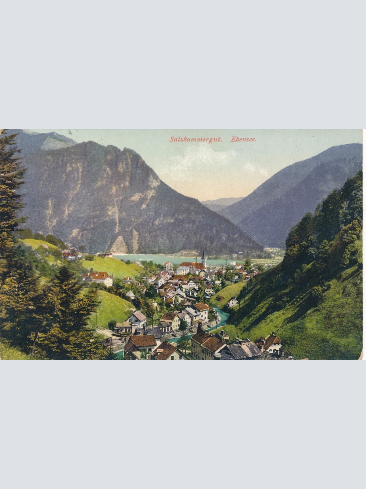 AK aus Ebensee Oberösterreich Ansichtskarte (9749)