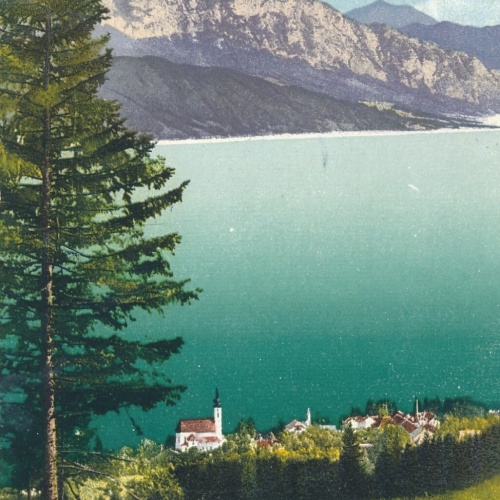 AK aus Attersee Oberösterreich Ansichtskarte (9755)