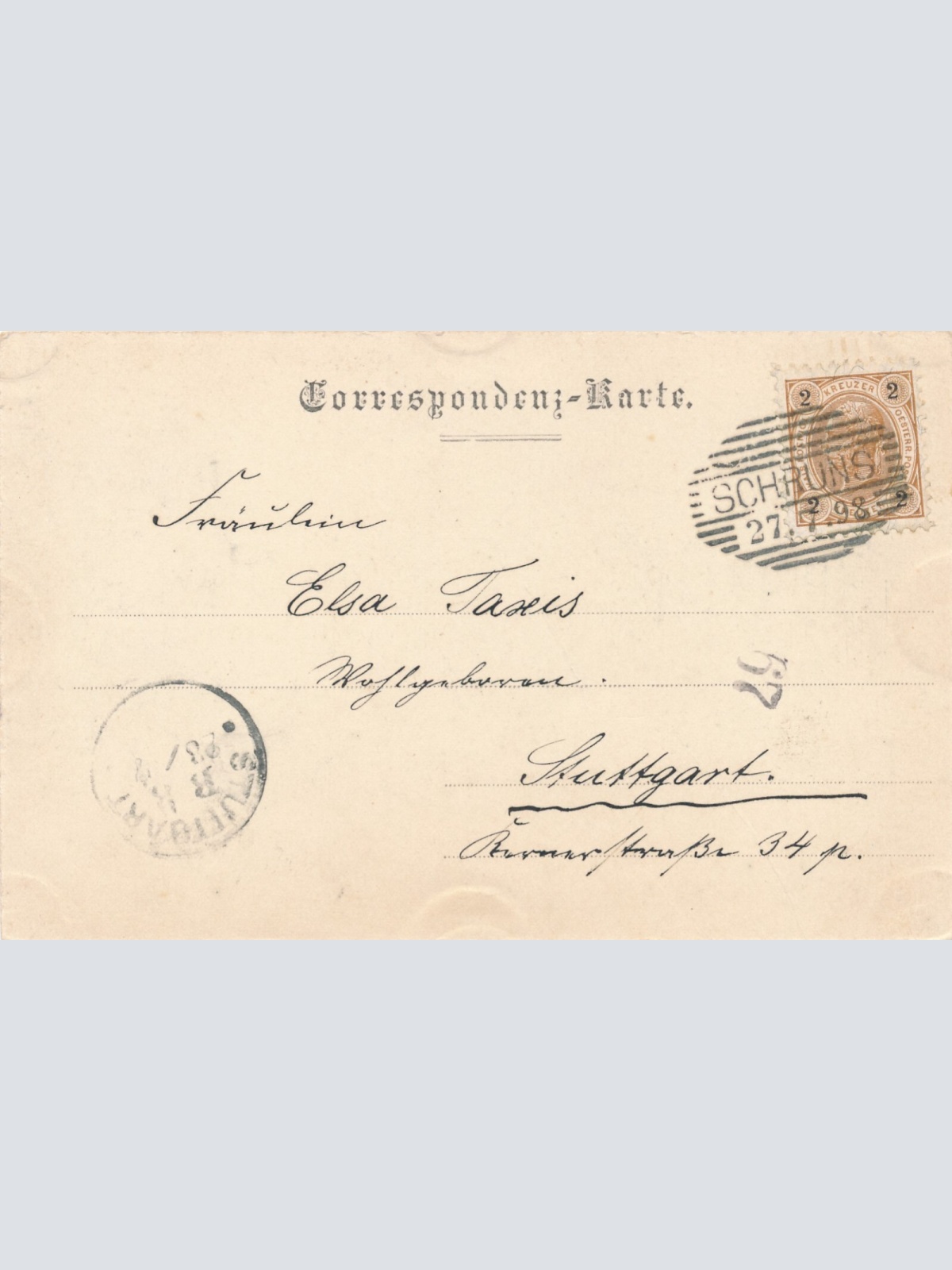 AK gruss aus Schruns Vorarlberg Ansichtskarte (9955)