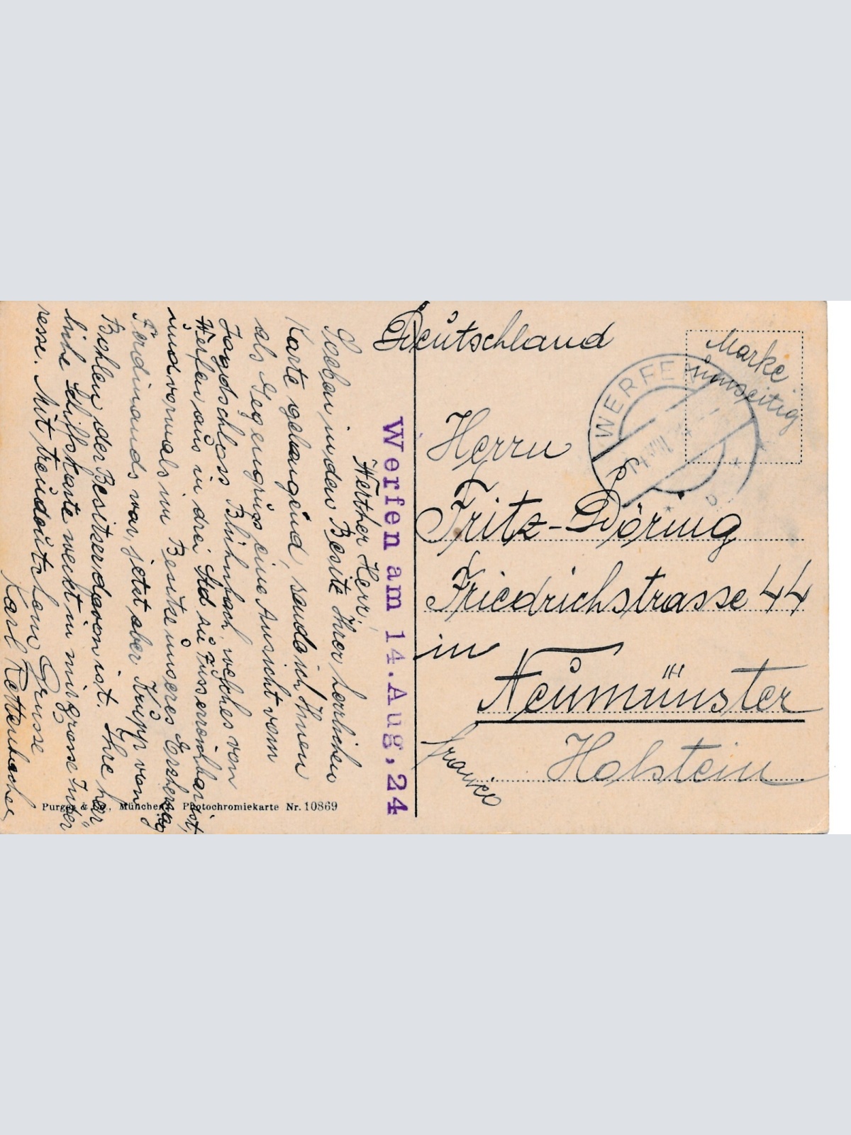 AK vom Jagtschloss Blühnbach Salzburg Ansichtskarte (9959)