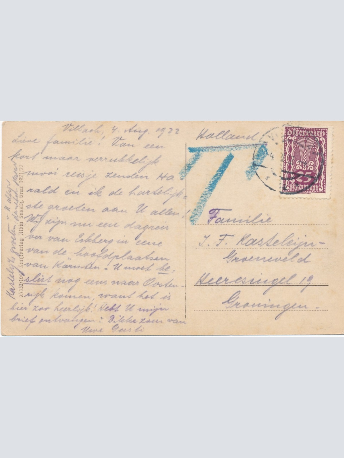 AK aus Villach Kärnten Ansichtskarte (9961)